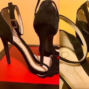 Jessica Simpson suede heels